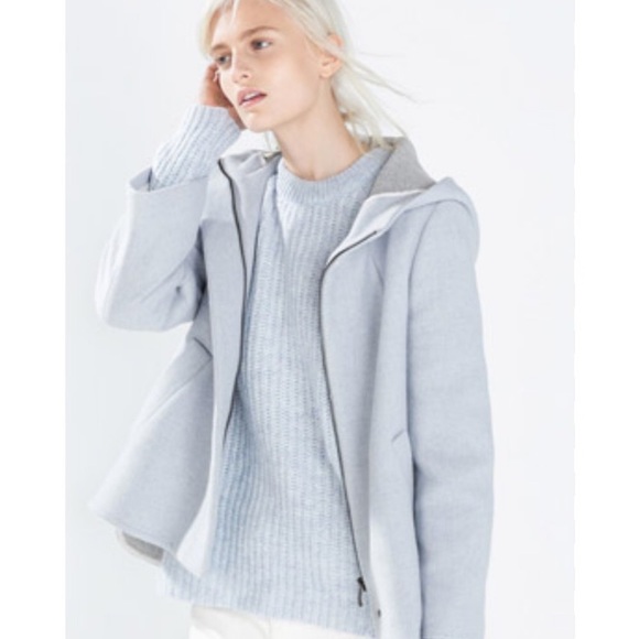 Zara Zip-Up Hooded Jacket - Picture 6 of 8